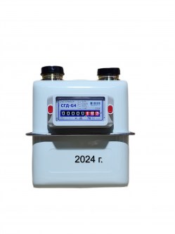Счетчик газа СГД-G4ТК с термокорректором (вход газа левый, 110мм, резьба 1 1/4") г. Орёл 2024 год выпуска Салават